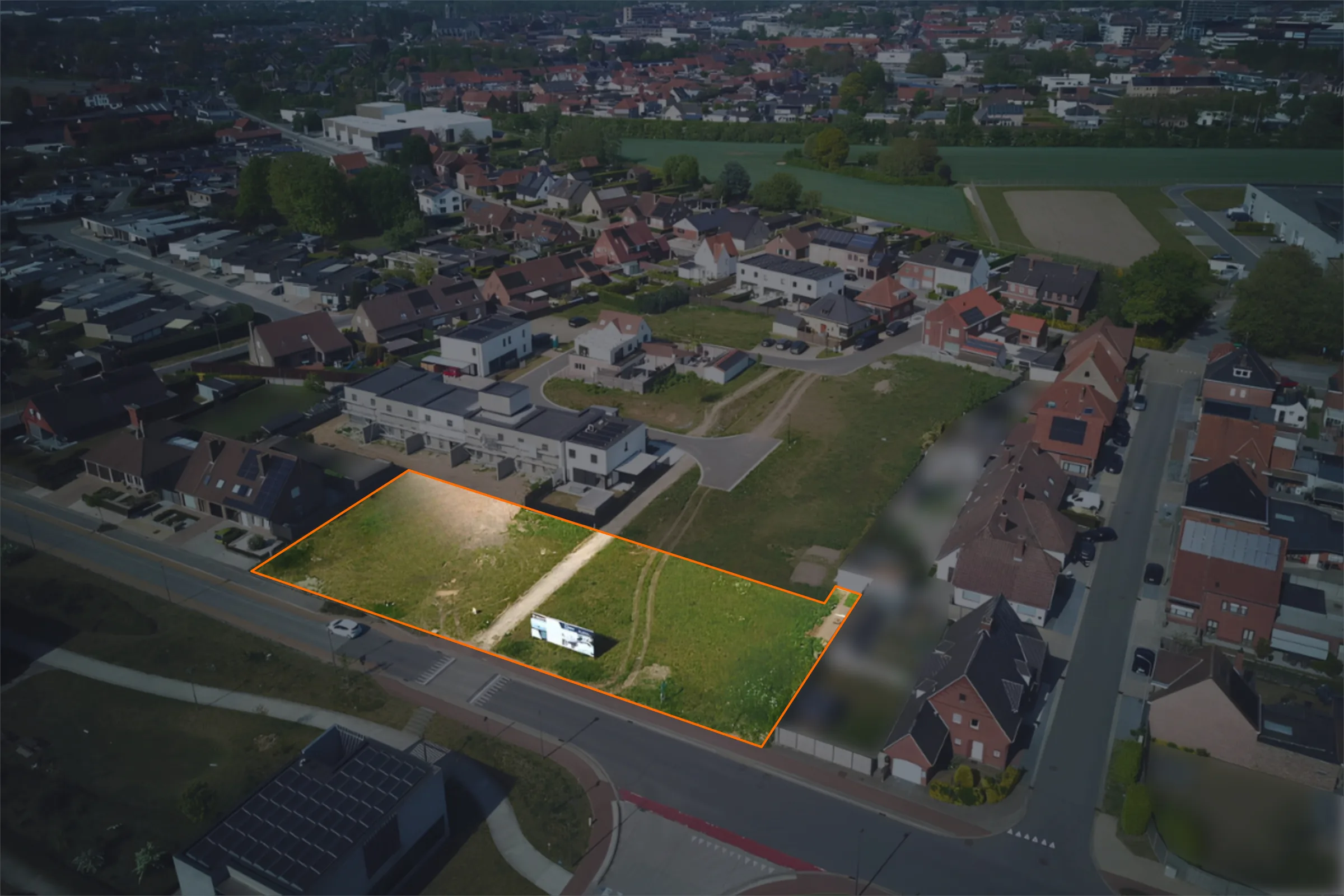 bouwgrond (verkaveling) in Waregem