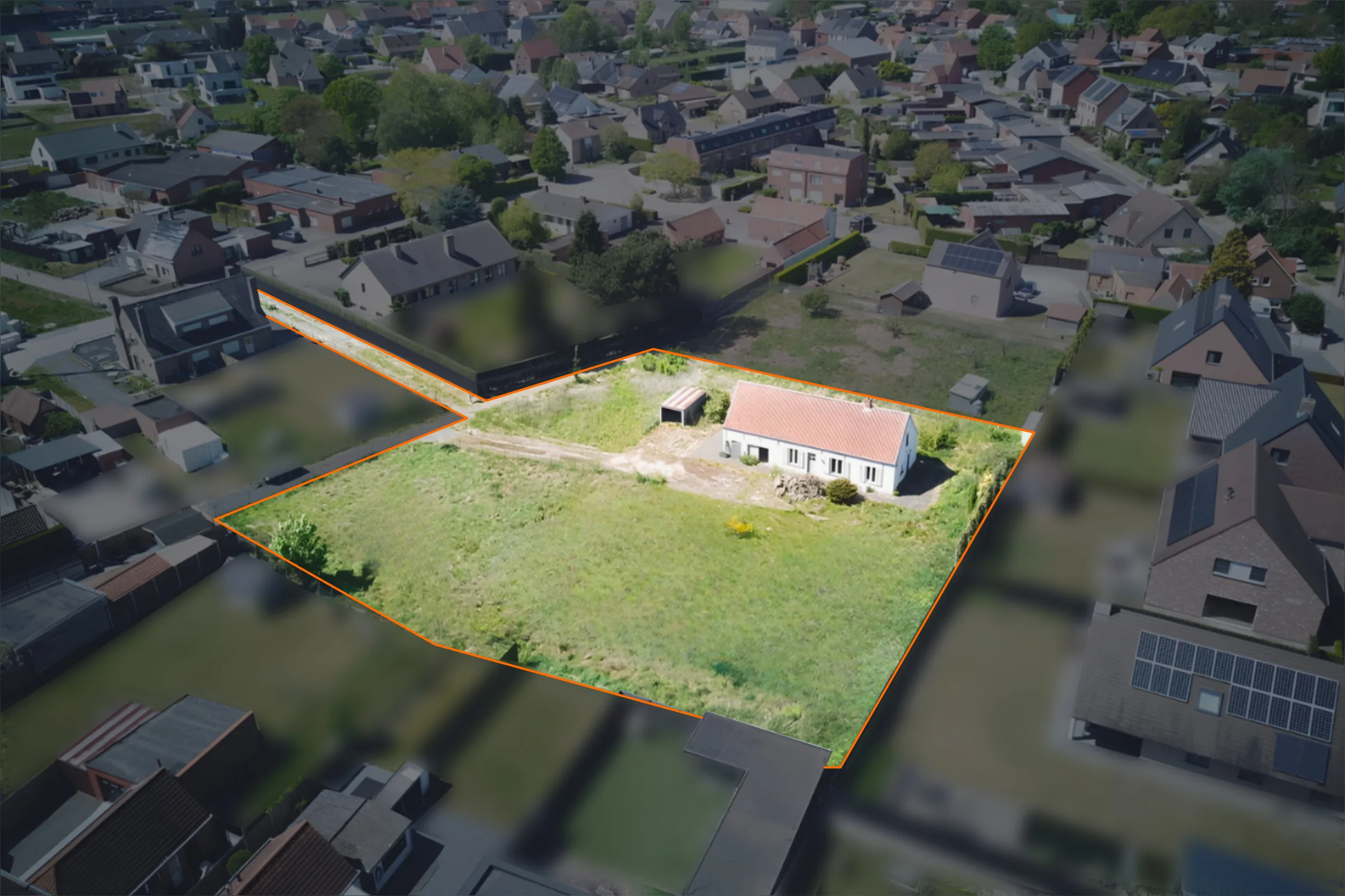bouwgrond (verkaveling) in Zulte