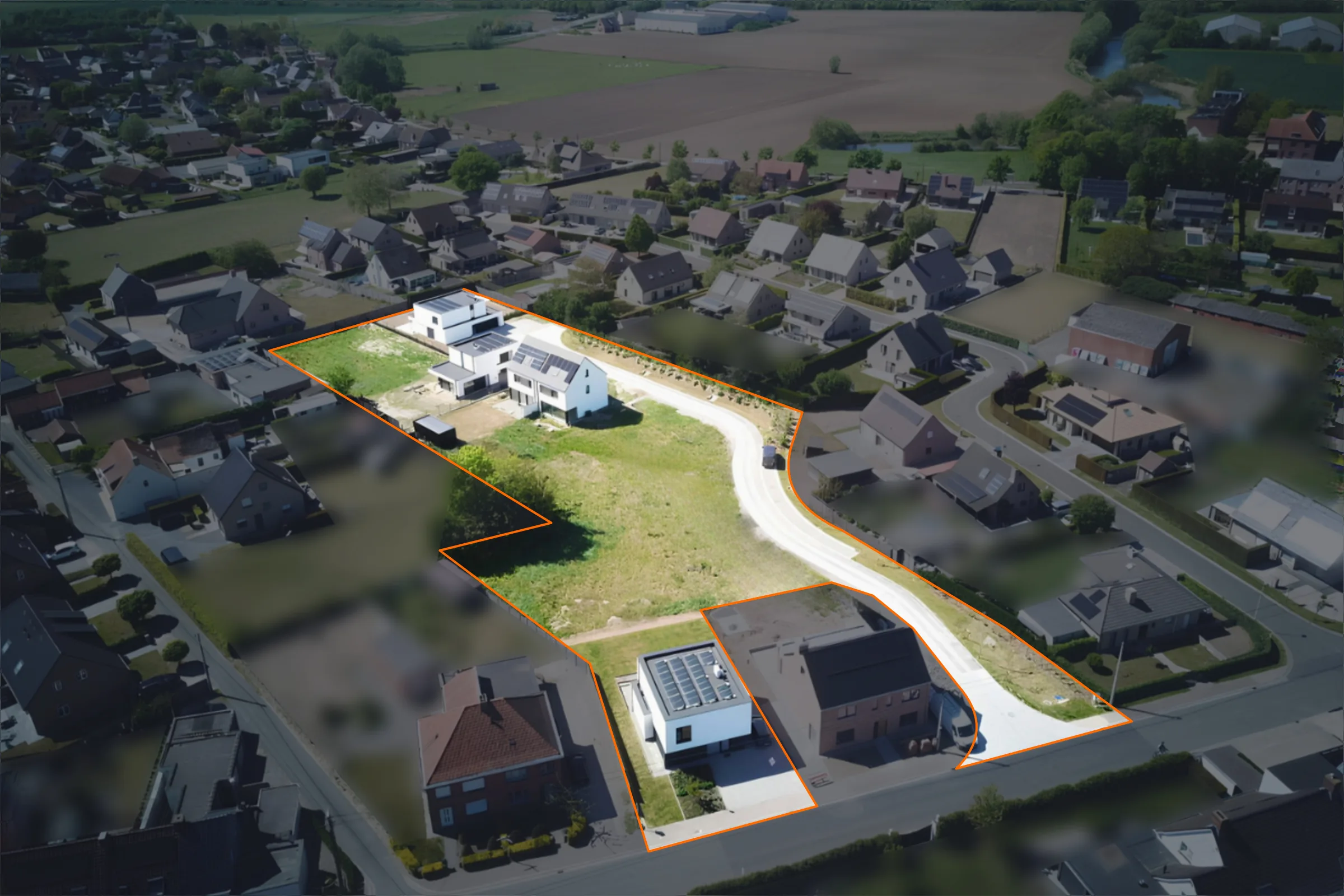 bouwgrond (verkaveling) in Zulte