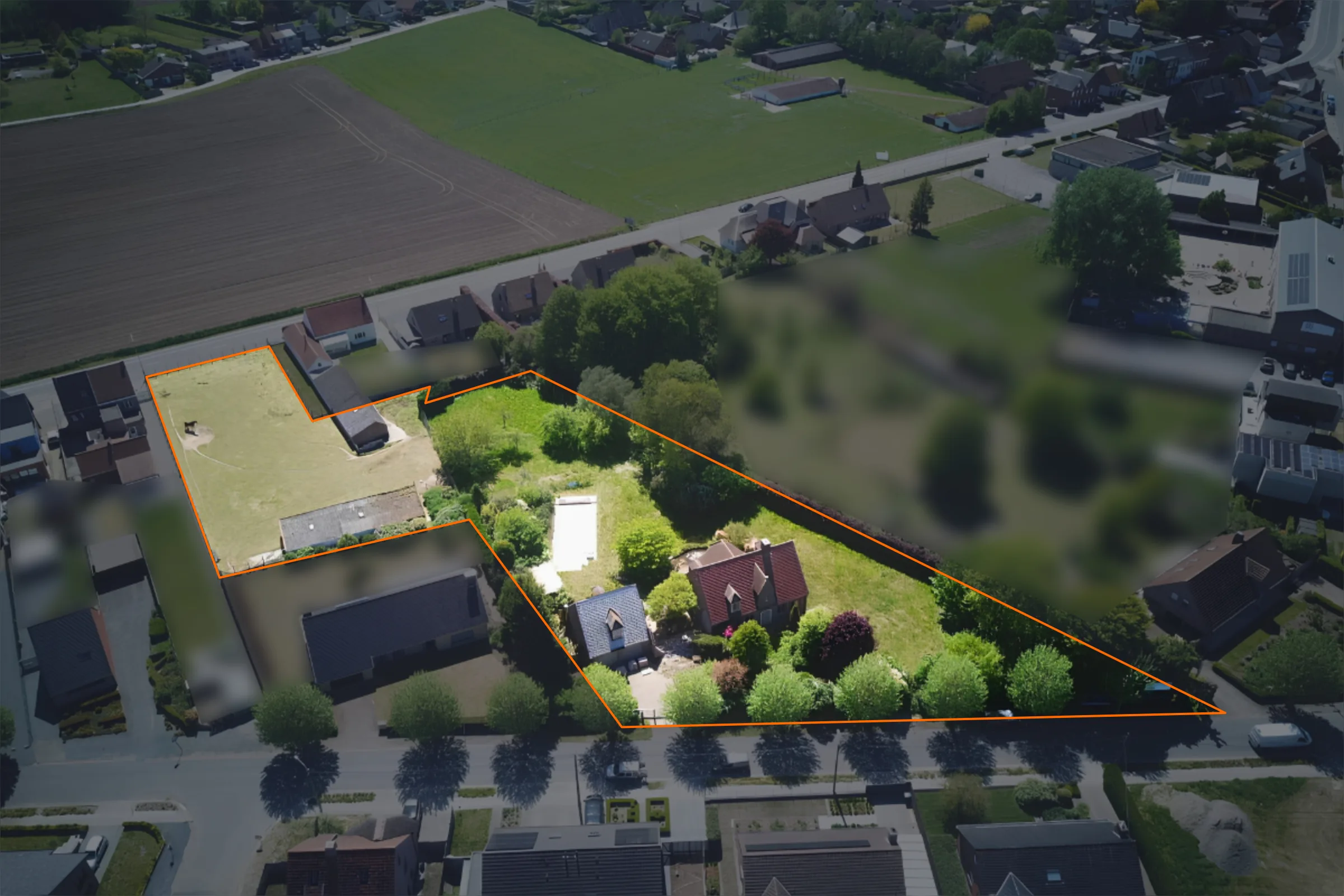 bouwgrond (verkaveling) in Waregem