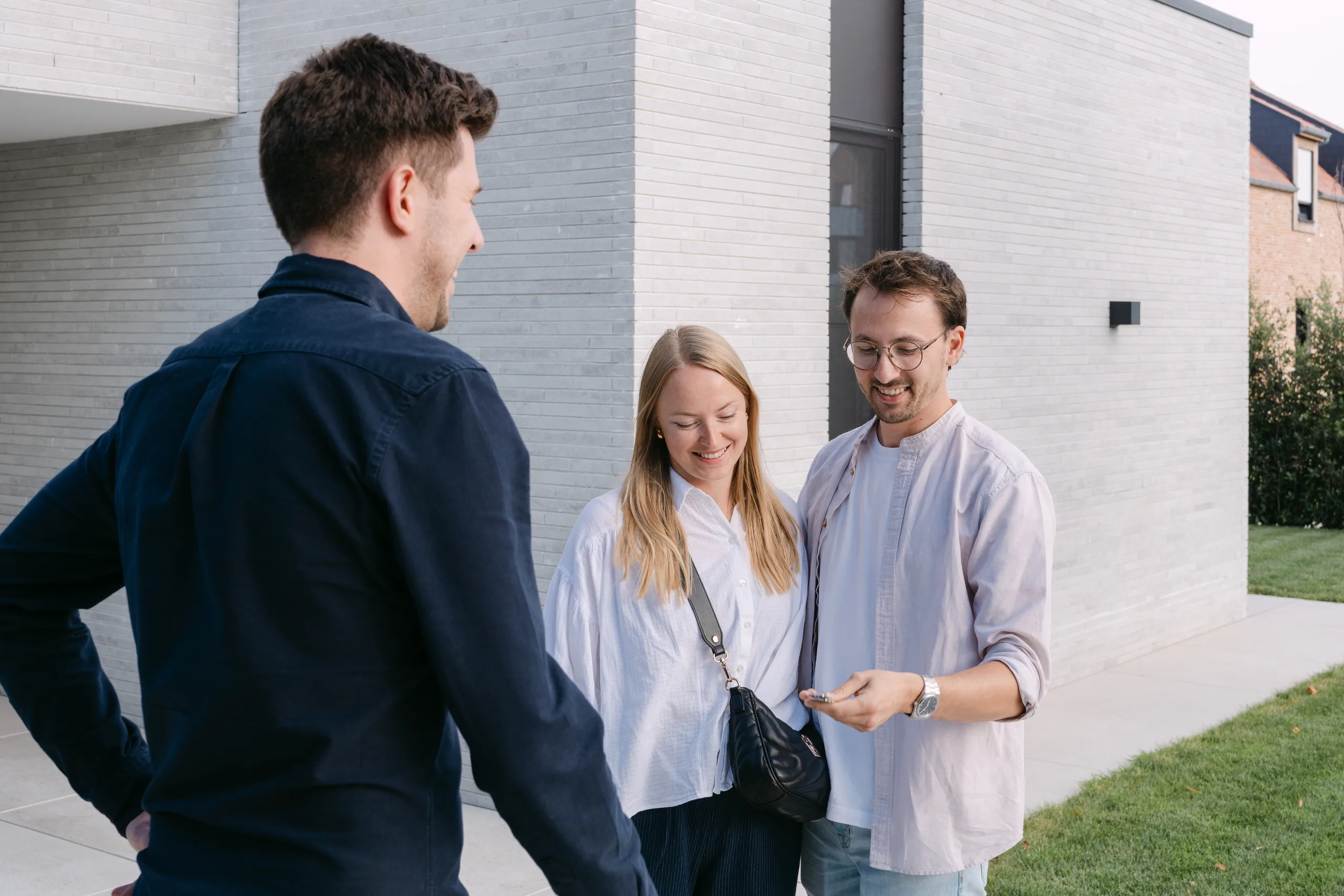 De sleuteloverdracht bij de oplevering