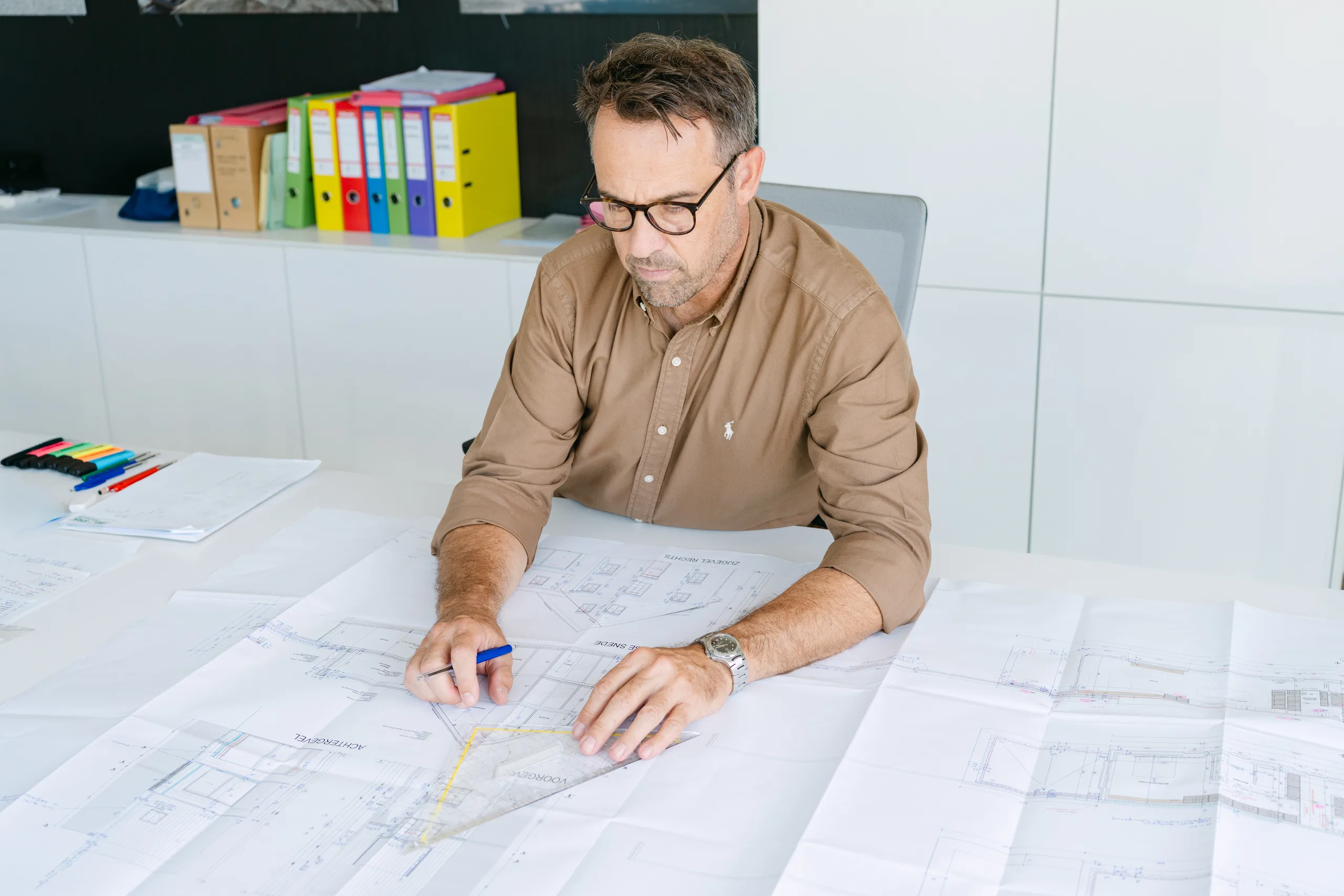 Overleg over de plannen en de technische studie