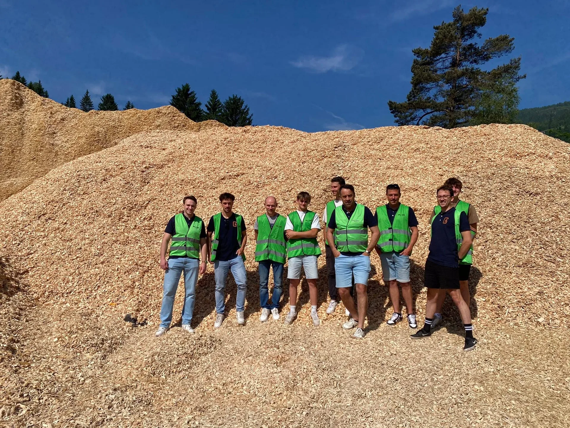 Houtsnippers, de grondstof van de Isospan-blok